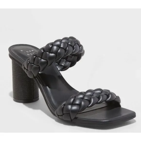 A New Day Basil Heels Black multiple sizes - Picture 5 of 5